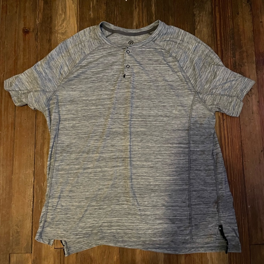Mens gray henley. Xl. Rare. Vintage.